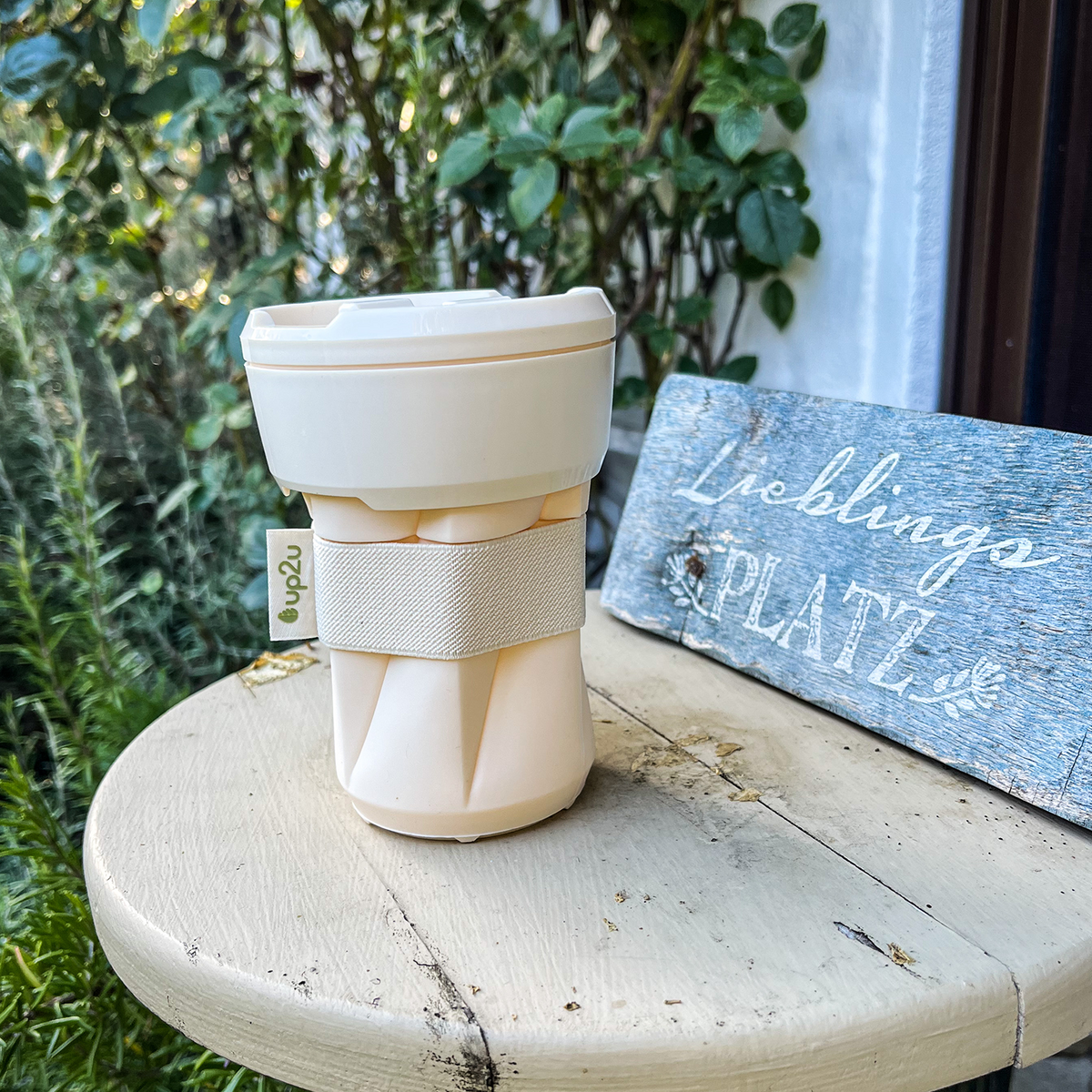 MuC My handy Cup® Vanilla - opvouwbare herbruikbare beker