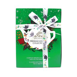 ETS - Tee Geschenk mit Schleife "Holiday Collection, Grün", BIO, 12 Pyramiden-Beutel