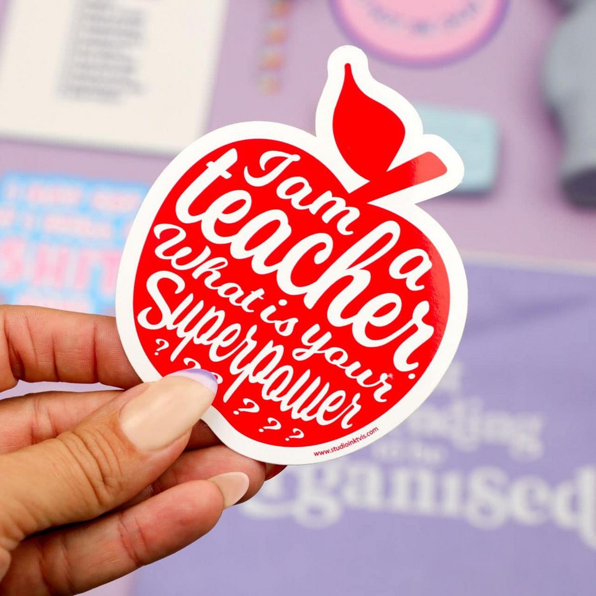 Sticker I am a teacher