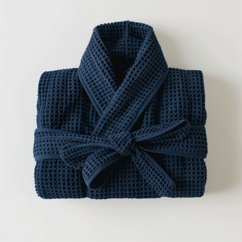 Men's Waffle Bathrobe