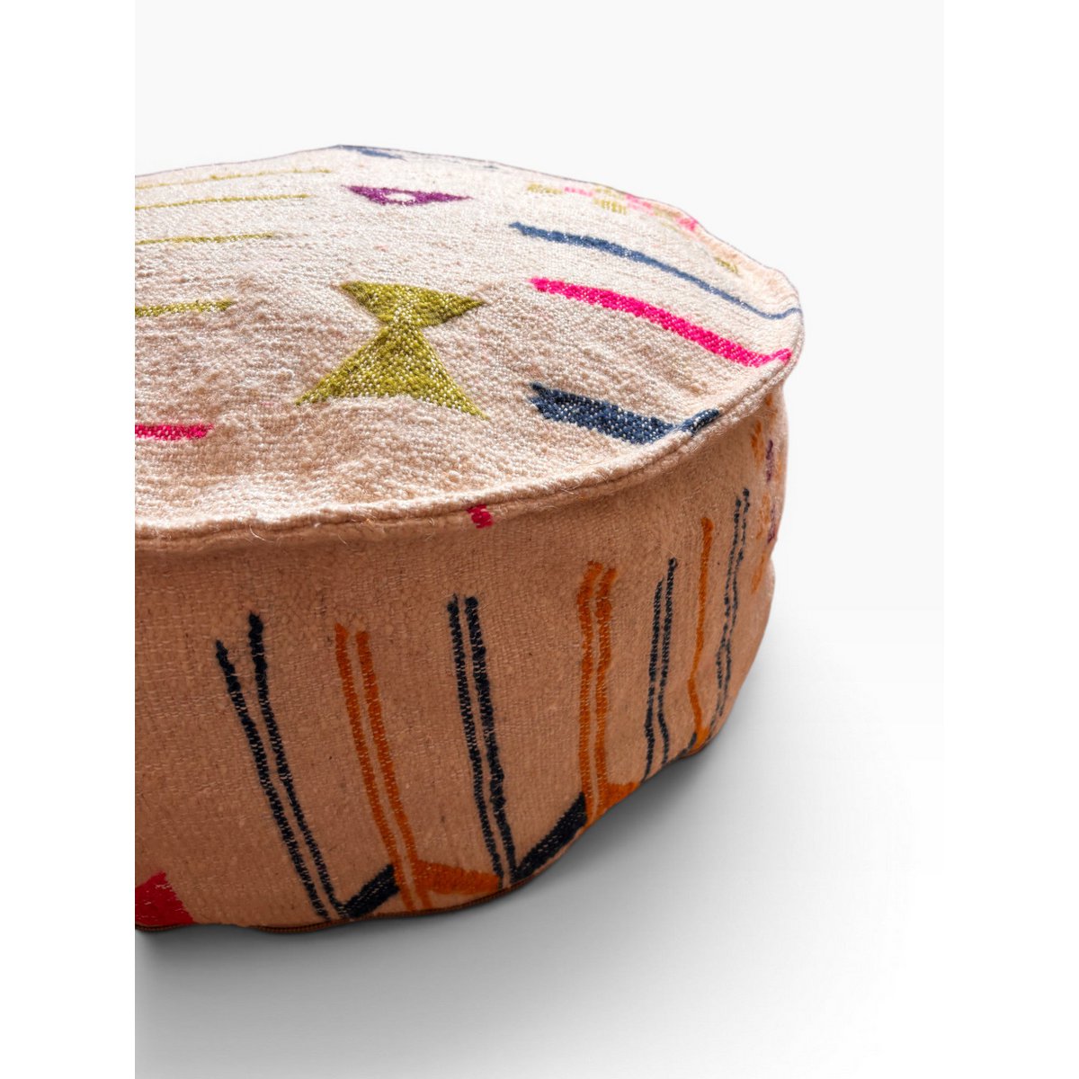 Bodenkissen - Colorful Line Round - Tahla