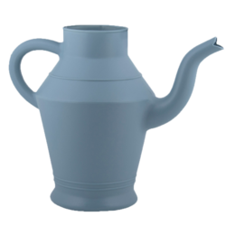 Annaffiatoio vintage in plastica - ↑ 22 cm - Bianco - Blu - Verde