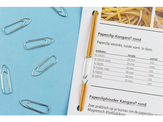 Clips Kangaro 26 mm angular caja 1000ud galvanizados