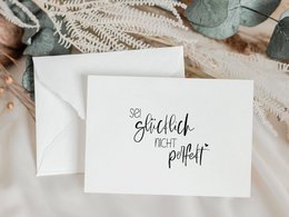 Ansichtkaart "Happy" verklaring