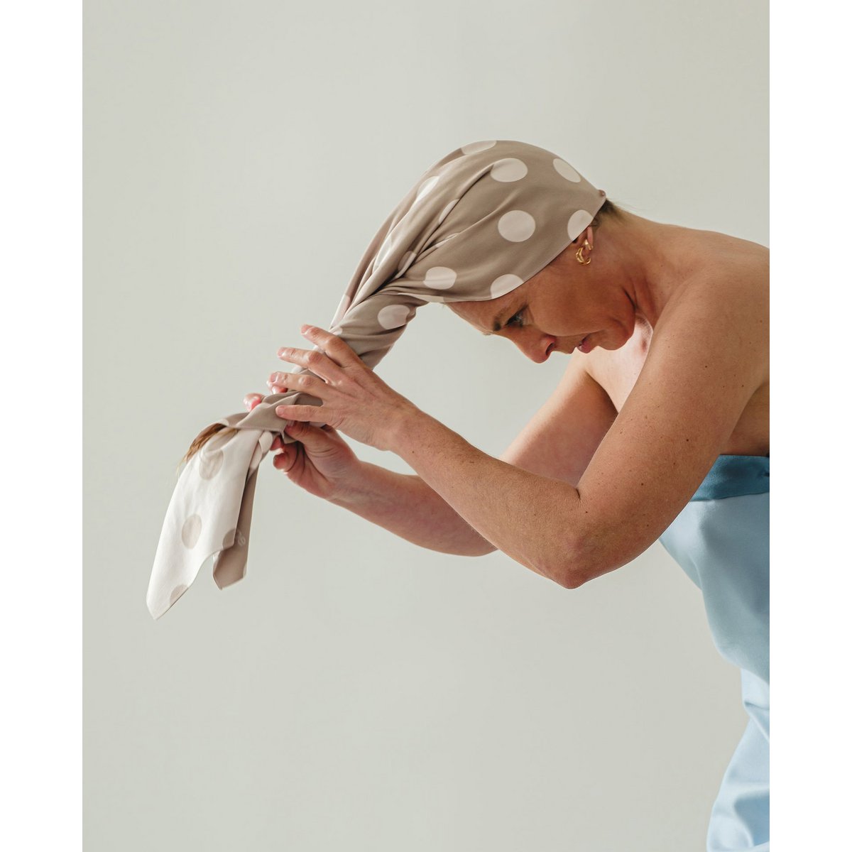 Towel Dots Sand Cream