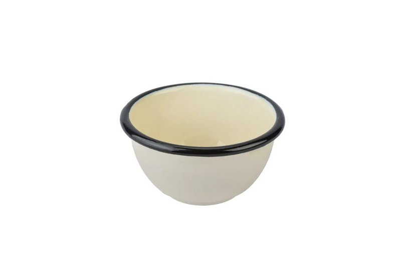 Emaille kleine Schüsselmilch 0,35 l Isabelle Rose