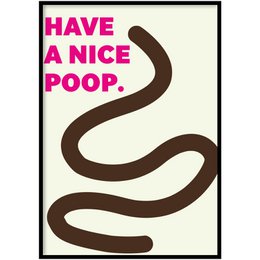 Poster with inspirational text about change and the toilet paper. Available in multiple sizes.