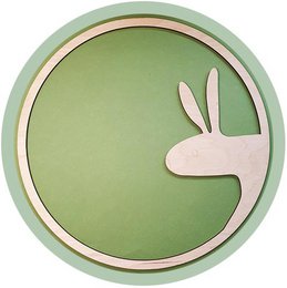 Houten ring Pasen voor (droog) bloemen