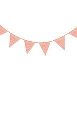 Bunting Garland Glitter Baby Pink OK 8109