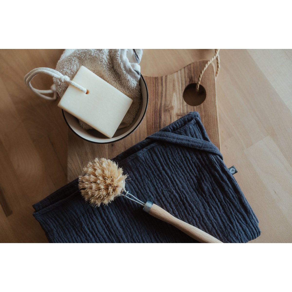 Torchon en mousseline (lot de 2)