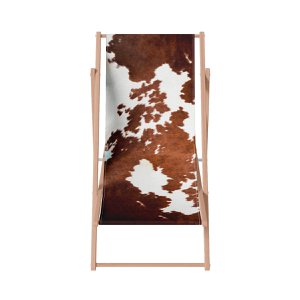 Brown cow's deckchair