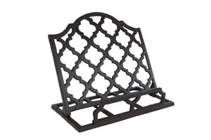 Boekenstandaard zwrt mtl 28x15x25cm