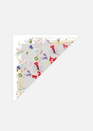Foulard Triangle géant « Le paradis blanc »