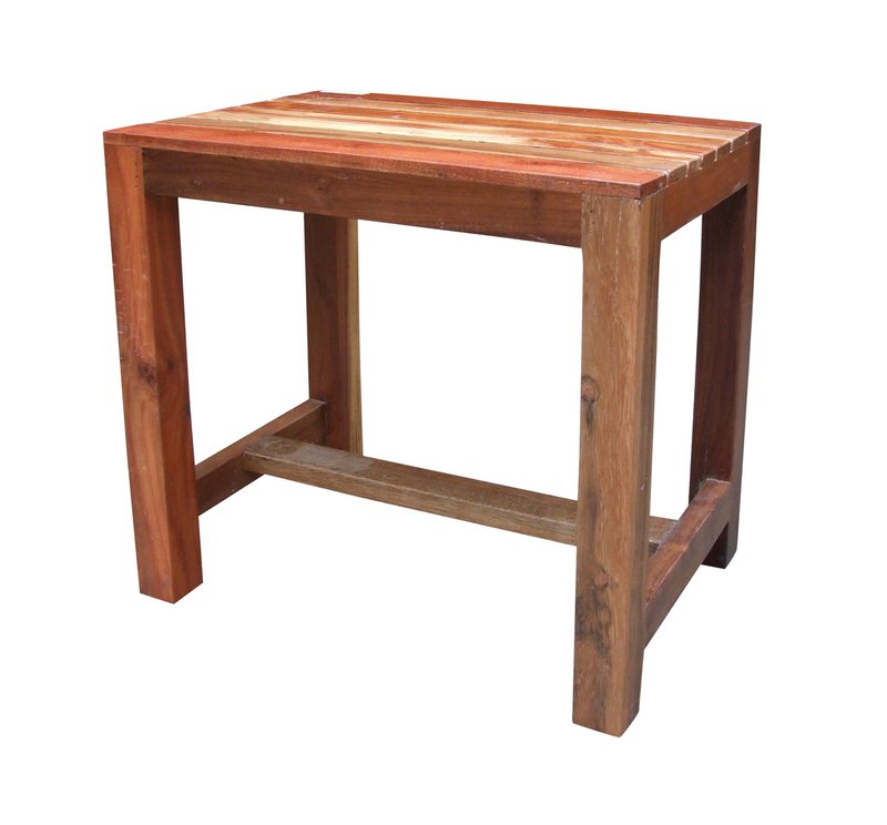 Stool found wood natural