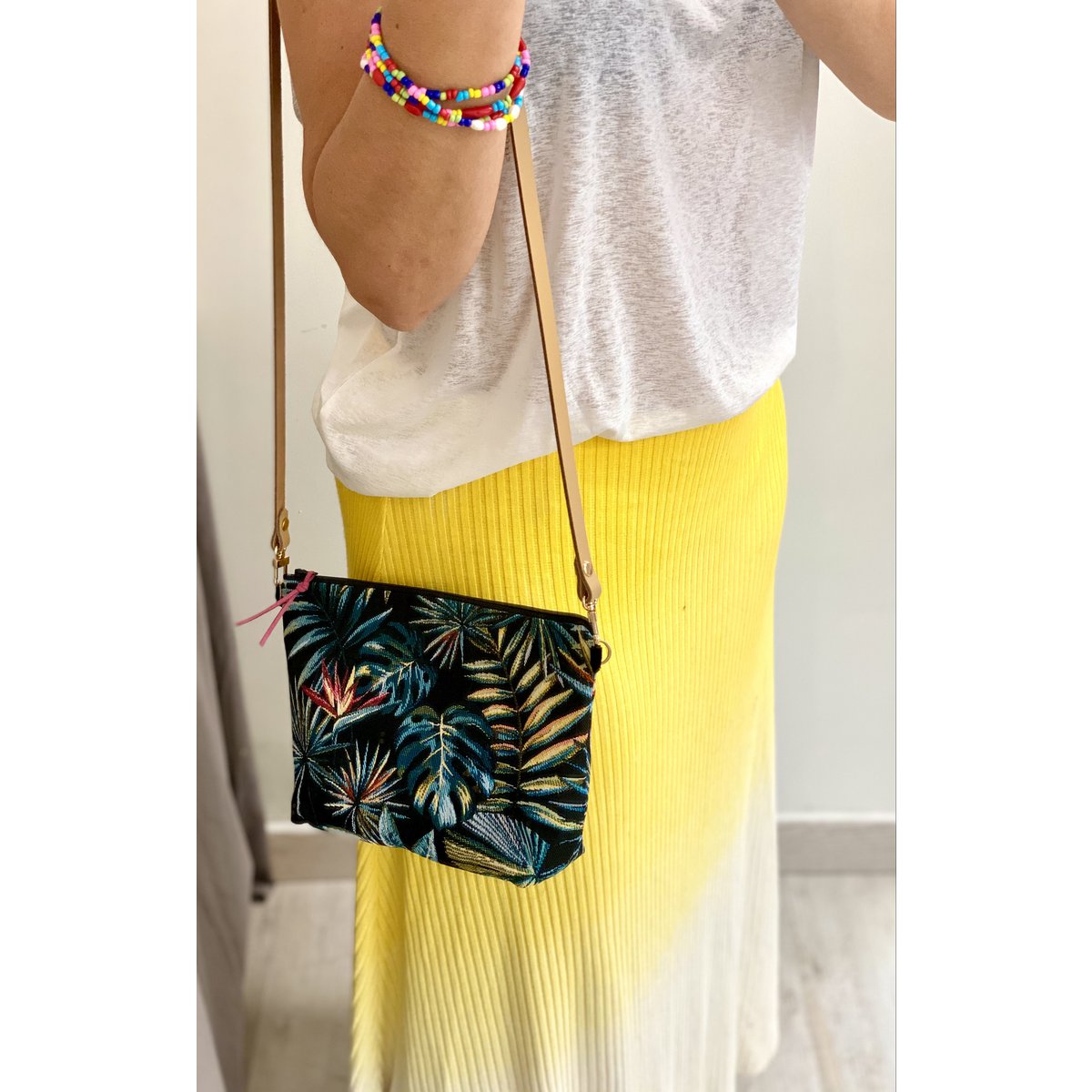 Sac Elise TROPICAL NOIR