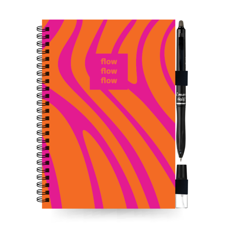 nota feliz | Cuaderno borrable A5 | Fluir