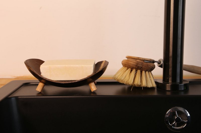 Piatto di sapone di cocco