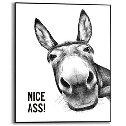 Gerahmtes Bild Slim Frame Nice Ass 50x40