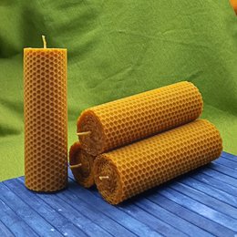 100% naturlig bivokslys