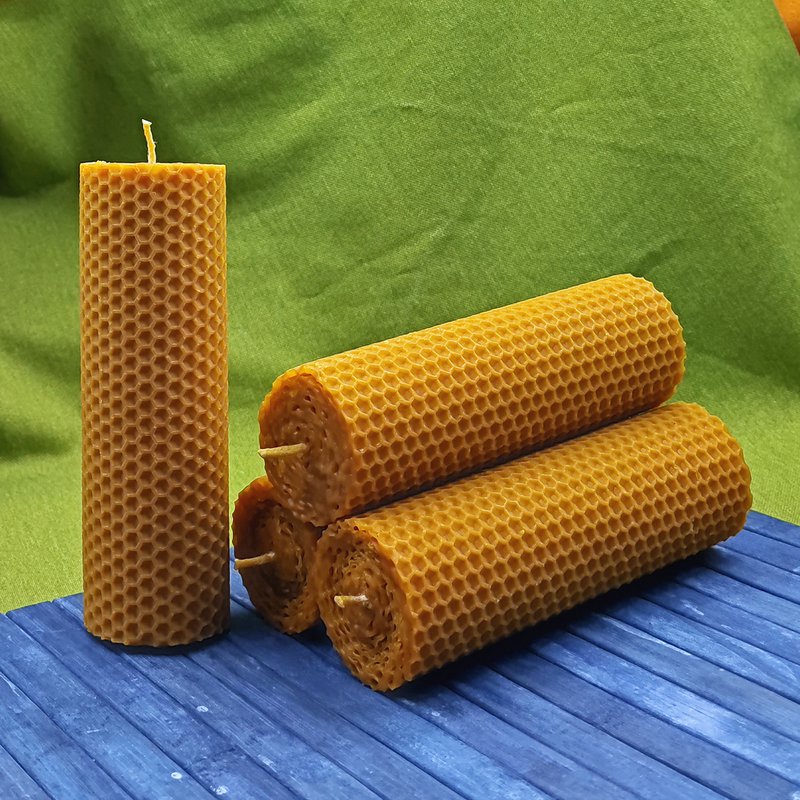 100% naturlig bivokslys