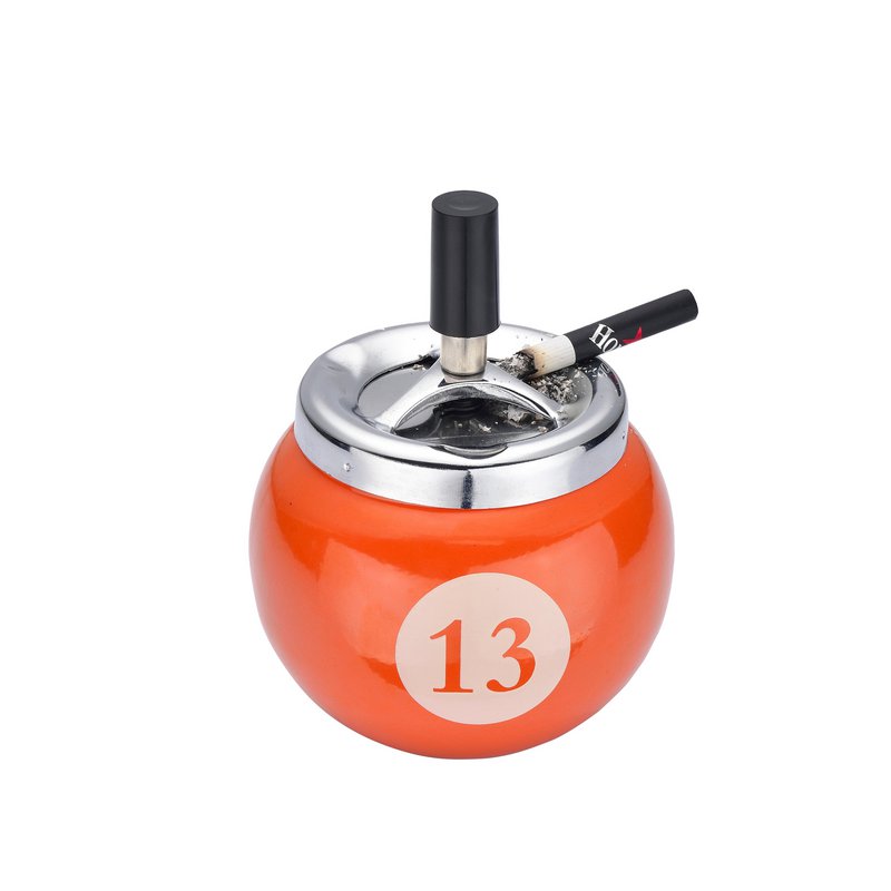 Cendriers Poussoir 'BOULE DE BILLARD'