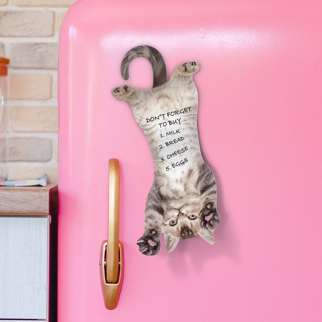 Mustard notepad - Cat Hanging