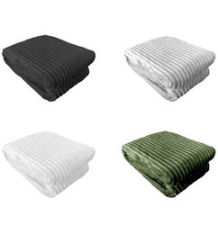 Koset tæppe i ledningsoptik »Boligloft 200x150 cm» Dagligt tæppe med antipillende effekt »Varmt sofa loft