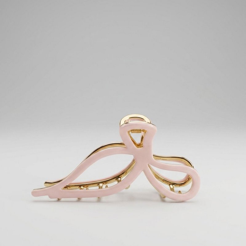 Loop hair clip | Acetate & Gold