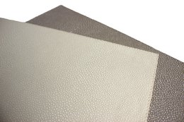 Wendbares Tischset 6er Set braun beige Rochen Optik 45x33 cm 