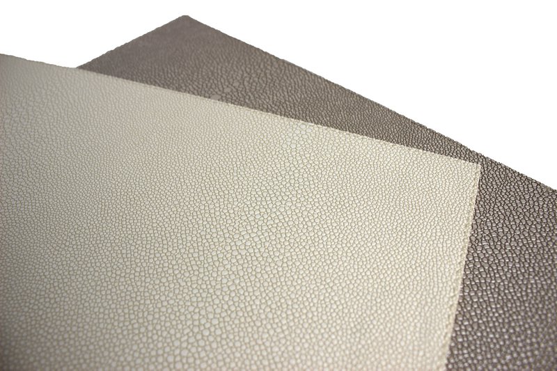 Wendbares Tischset 6er Set braun beige Rochen Optik 45x33 cm 