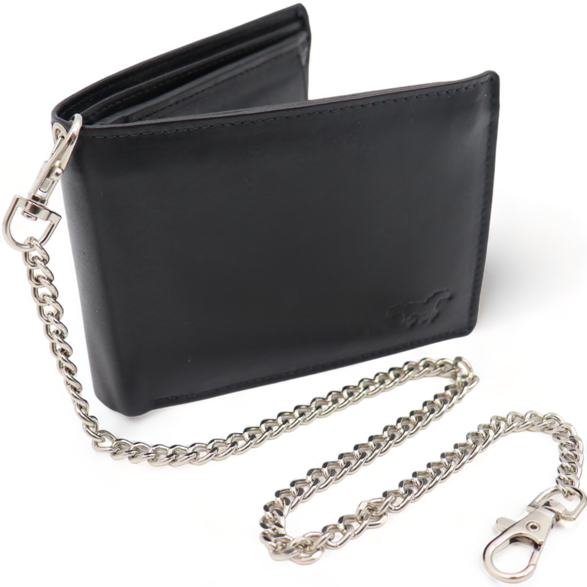 Billetero Hombre con cadena - Billetero grande extendido - Billetero Cadena - Billetero Biker - Billetero hombre