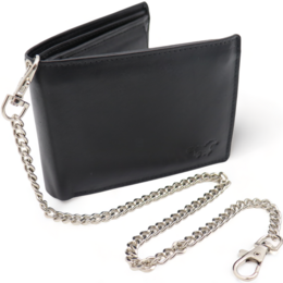 Billetero Hombre con cadena - Billetero grande extendido - Billetero Cadena - Billetero Biker - Billetero hombre