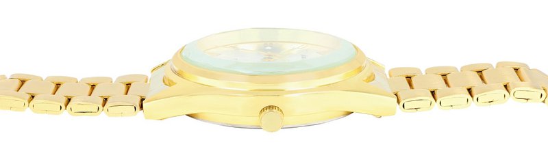 Alain Miller unisex watch with metal strap, Ø 36.5 mm, gold/silver