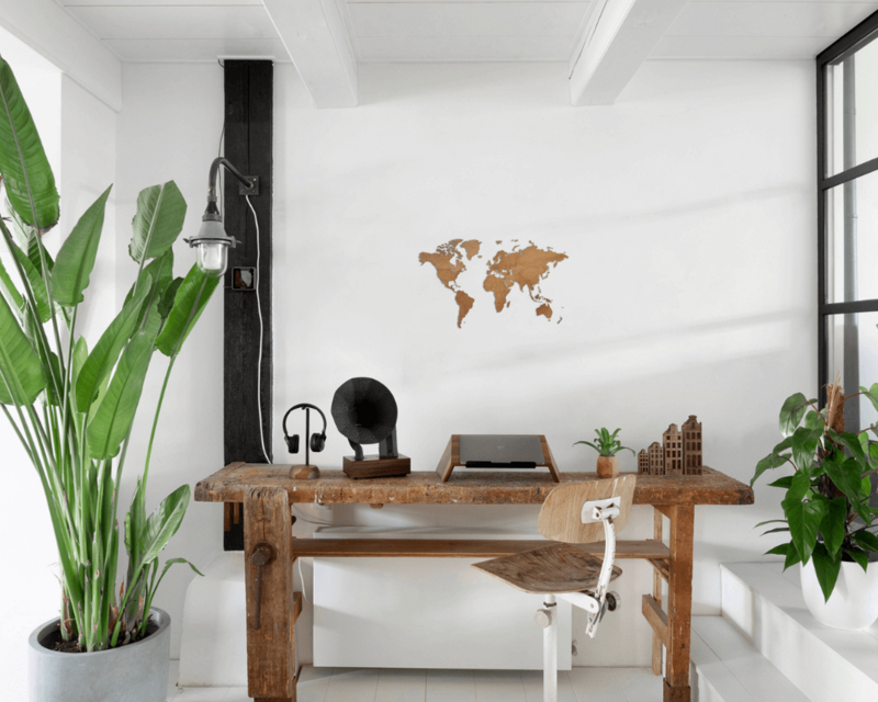 Mappa del mondo in legno - Fai da te - HDF