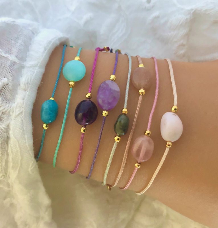 Armbandset Edelstein 12er