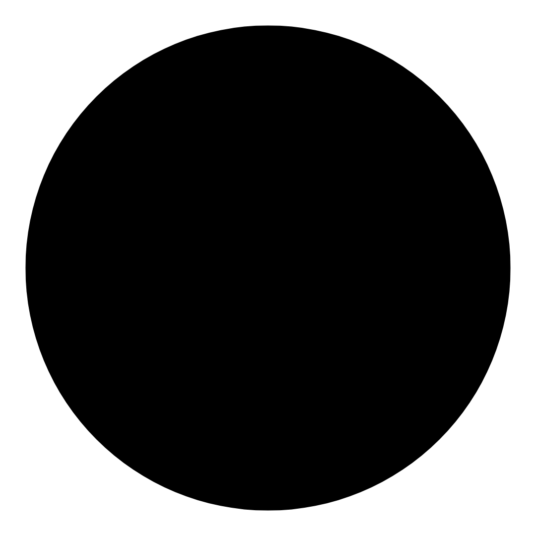 Lavagna nera rotonda 50 cm