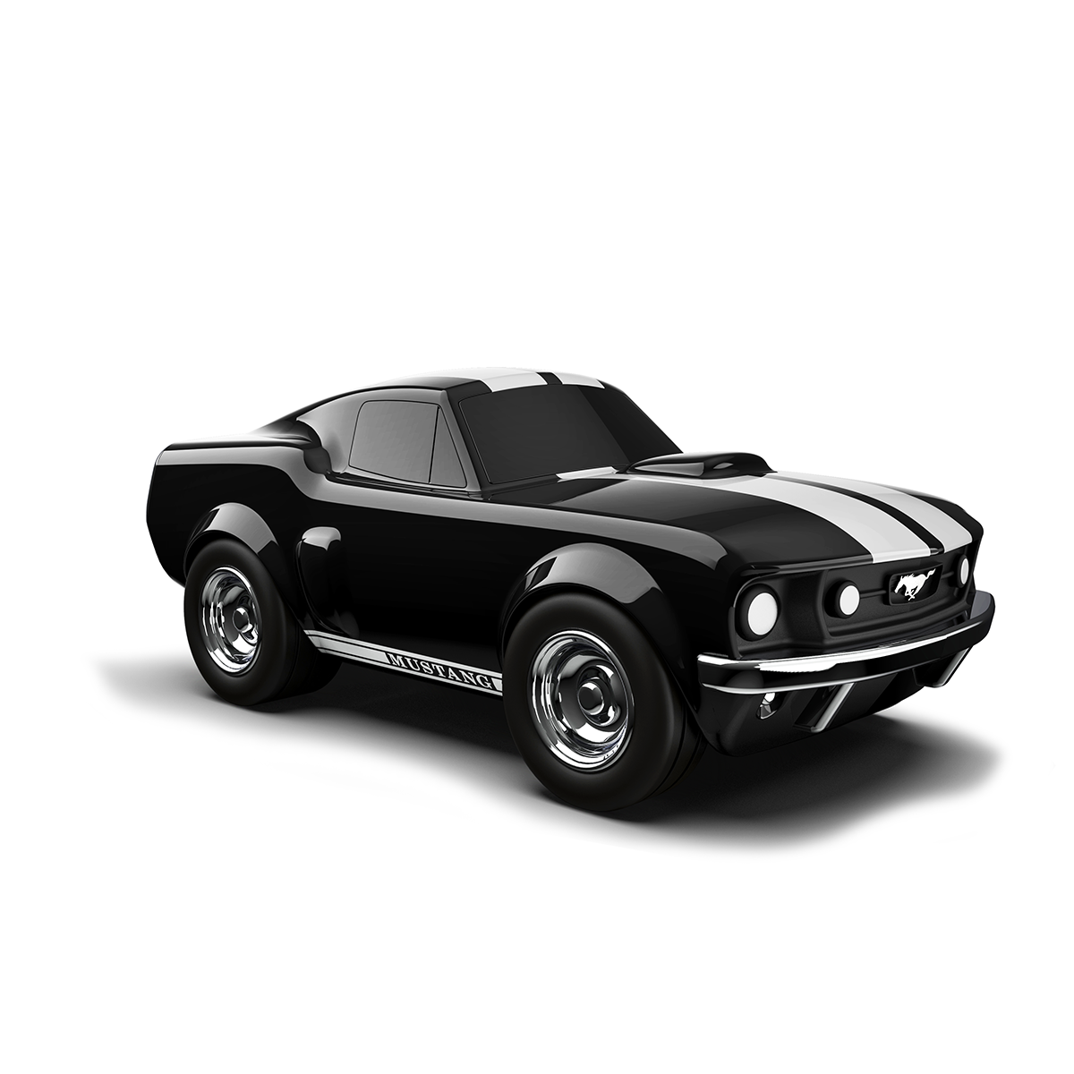 Kleine raceauto Ford Mustang Black