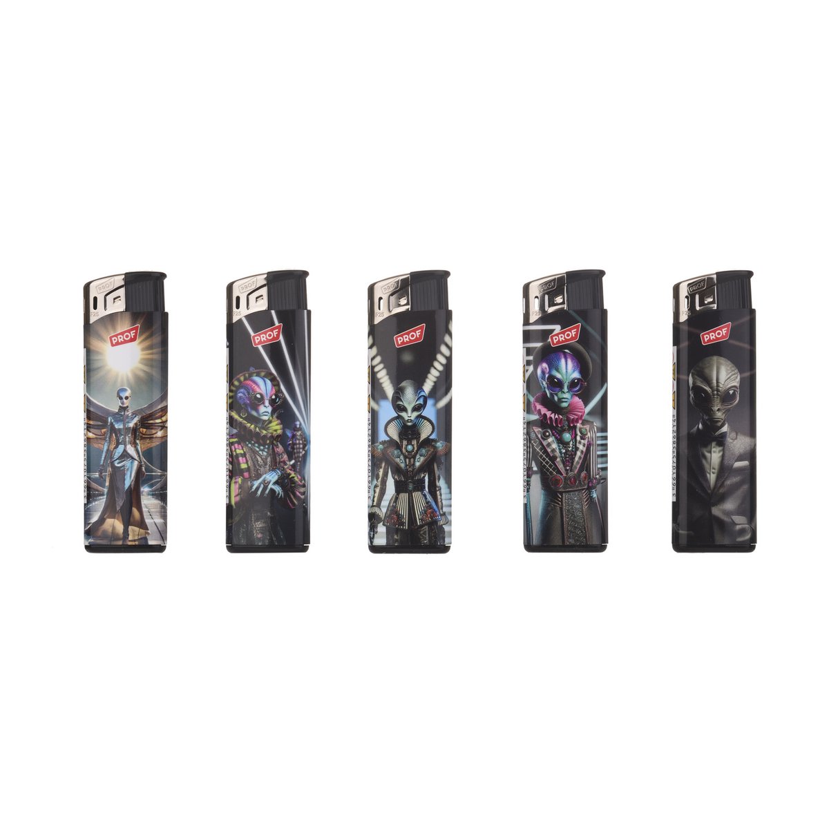 Briquet Électronique PROF Fix Flame Fashion Alien
