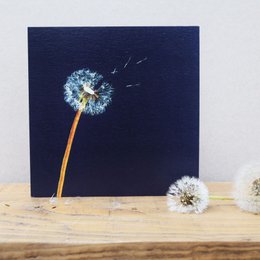 Puff Ball Card (bloemenkaarten)