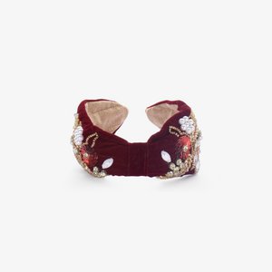 Haarband Puca donker rood