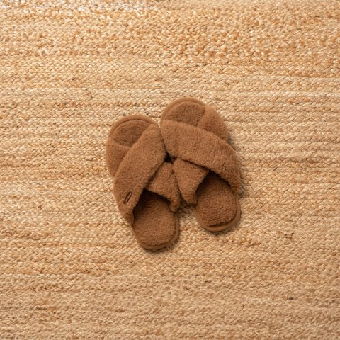 Dames Cross Fluffy pantoffels