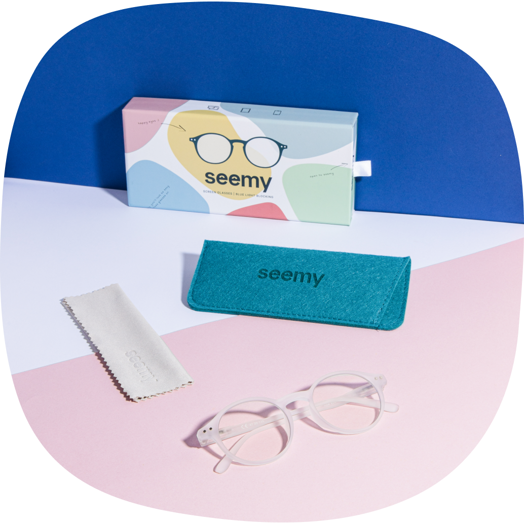 Floral White - Computer Glasses