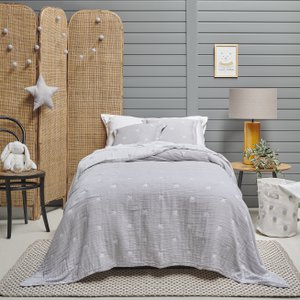 Double Face Solid Stars Blanket