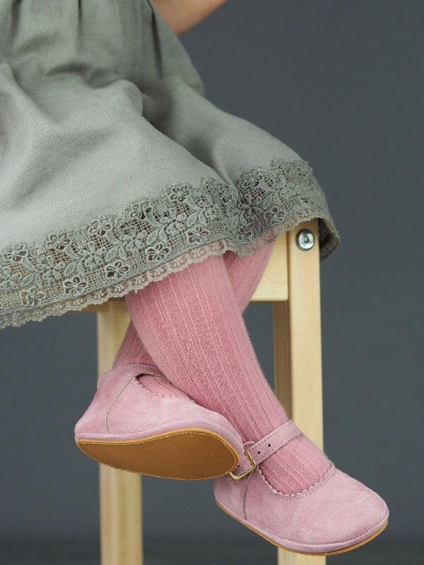 Klassiske babysko piger læder pink