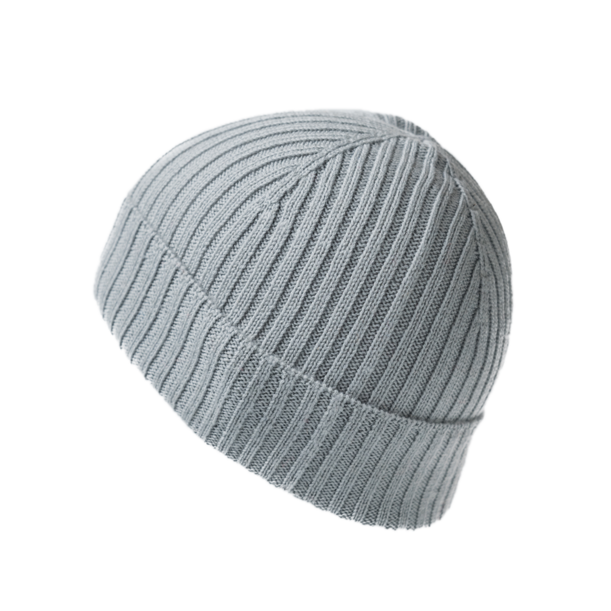Czapka 100% Merino szara