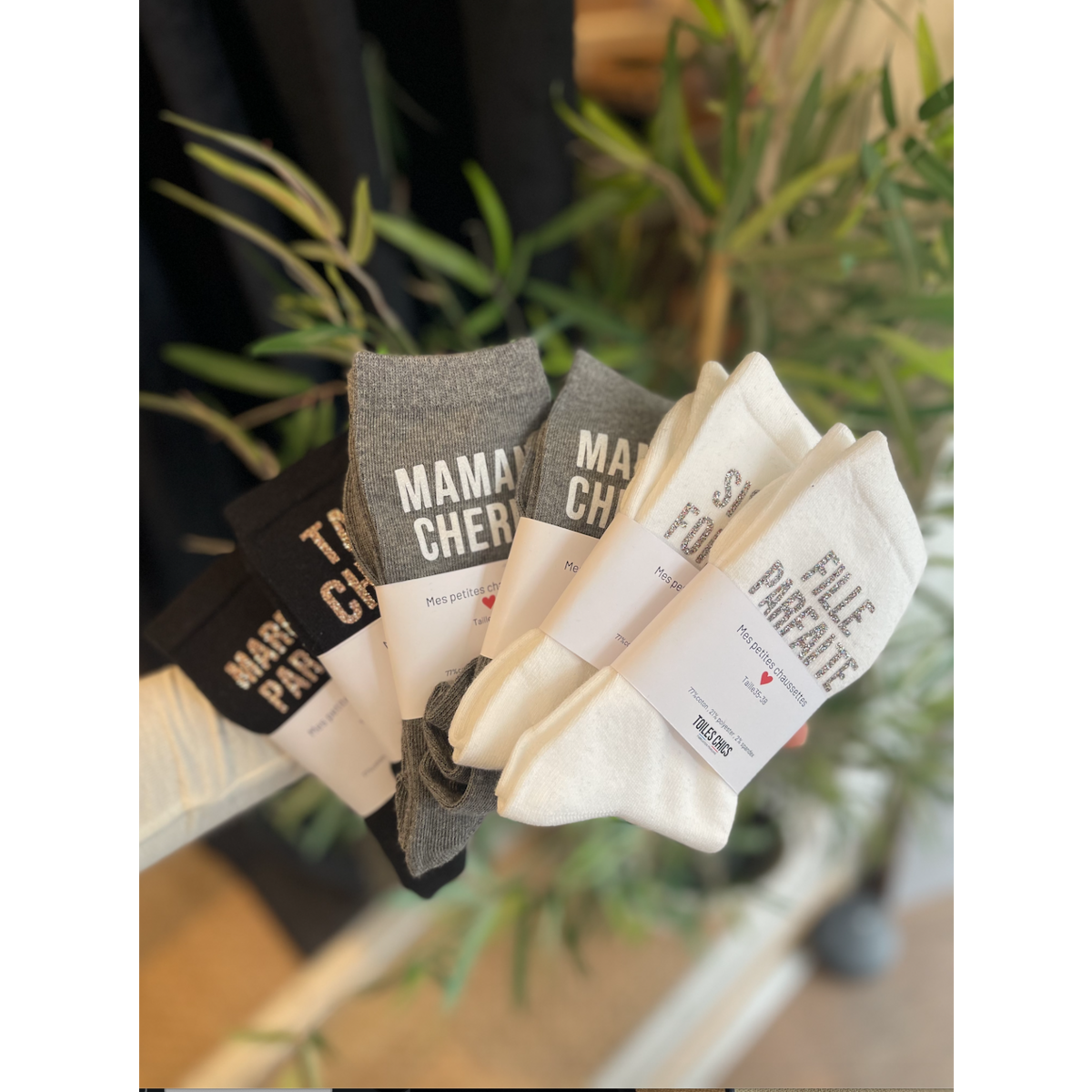 Set of "family" socks