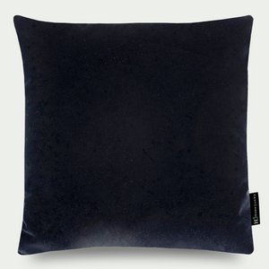 074 Pillow Velvet Black 0802 60x60