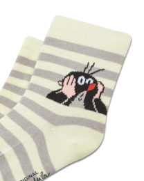 koaa – La petite taupe « Stripes » – Chaussettes vert/gris