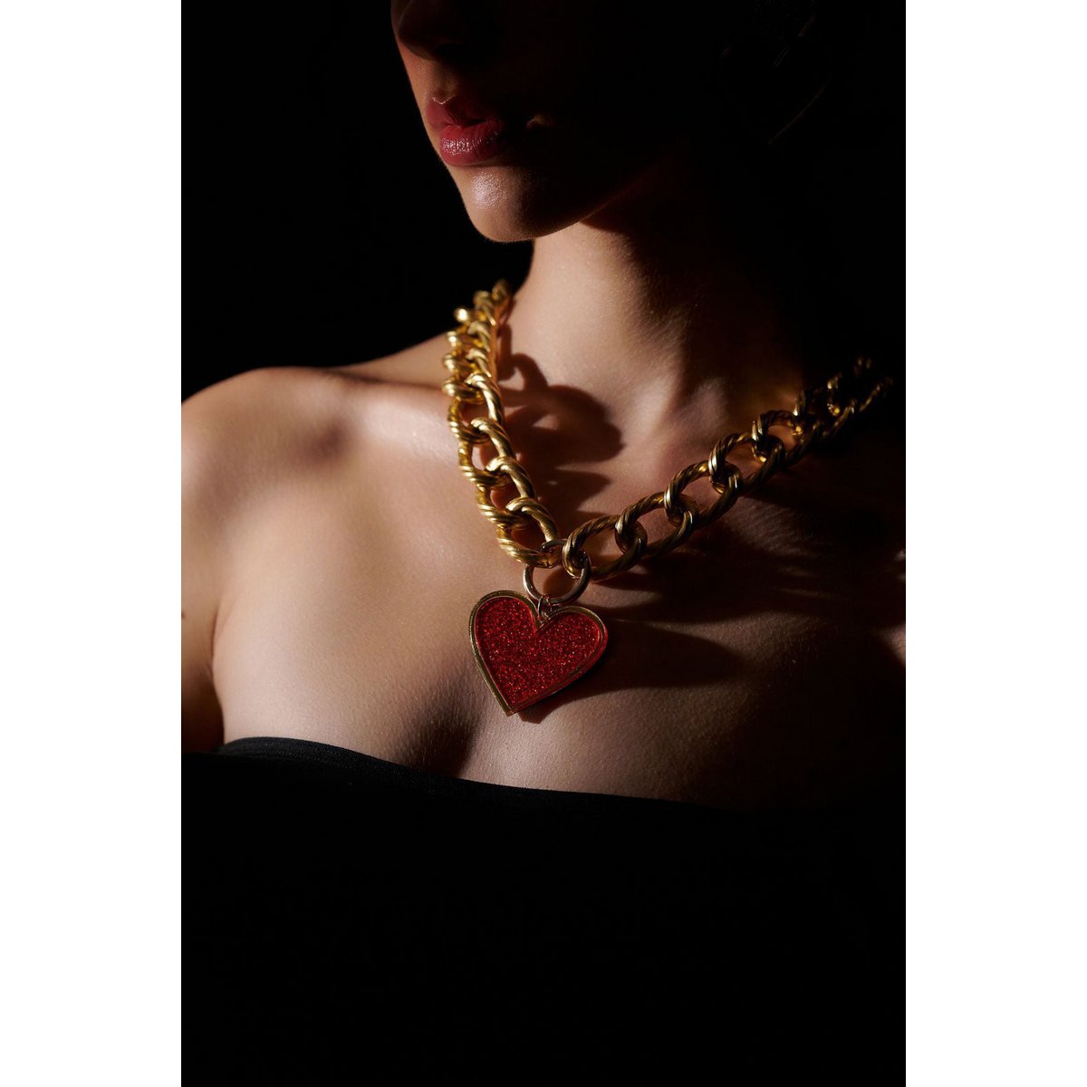 Diep hart | Halsketting