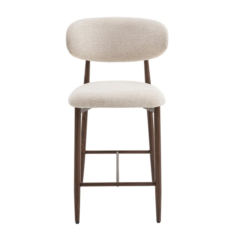 Bar chair Celia Beige Walnut